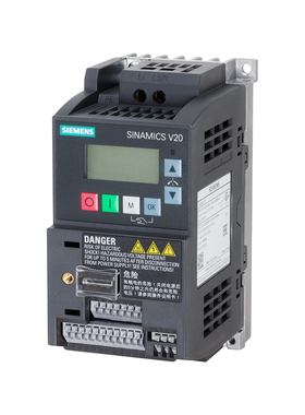 SIEMENS西门子V20标准变频器200-240VAC单相0.25kW带BOP操作面板
