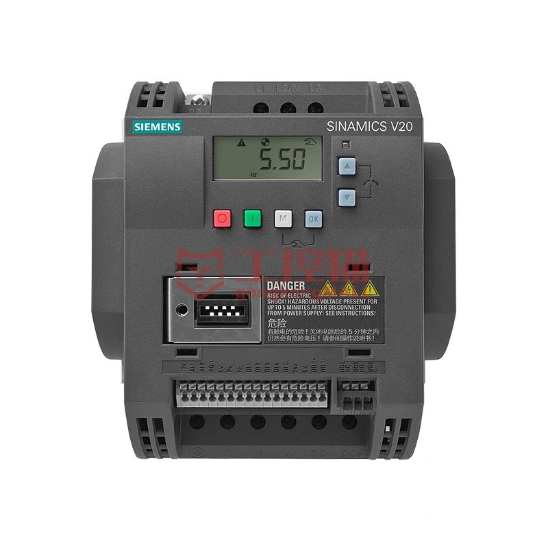 SIEMENS/西门子 V20 标准通用变频器6SL32105BE215UV1
