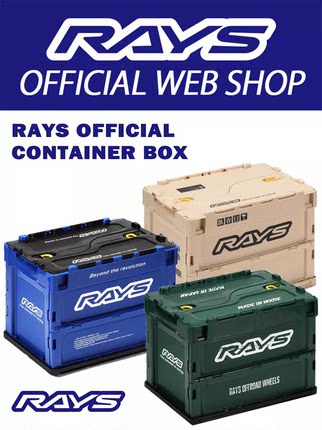 RAYS折叠收纳箱 汽车载生活杂物行李箱内饰储物盒