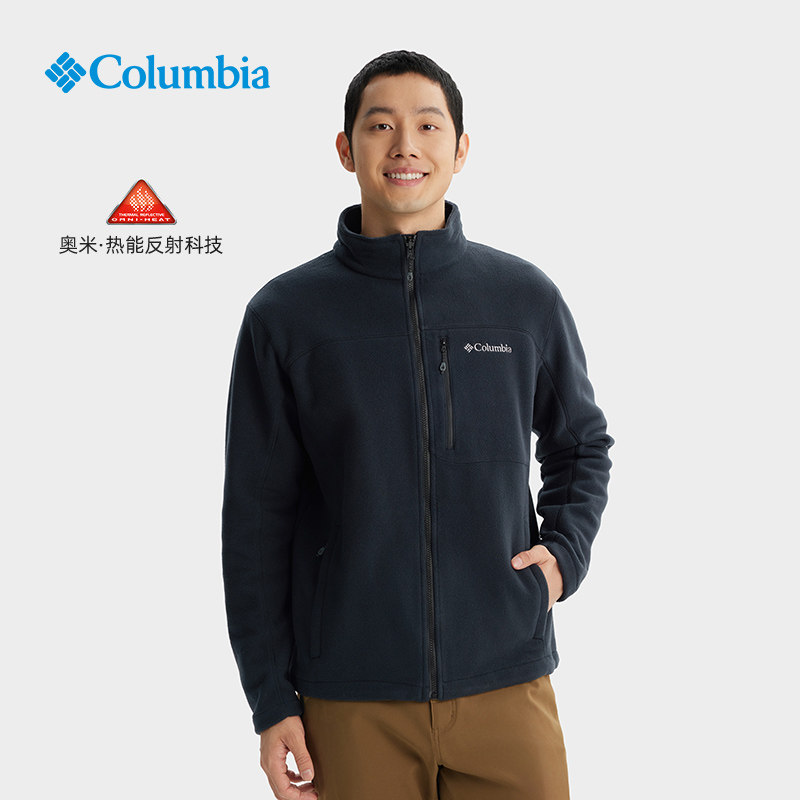 Columbia银点热能保暖抓绒衣男