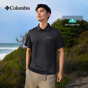 AJ3614 POLO衫 Columbia哥伦比亚26新款 男子户外吸湿速干轻薄短袖