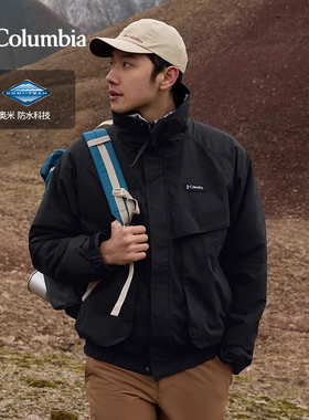 Columbia哥伦比亚冲锋衣男女同款秋冬户外ICON复古防水外套WE3476