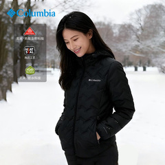 哥伦比亚户外女25新款轻薄热能保暖650蓬拒水防跑绒羽绒服WR2769