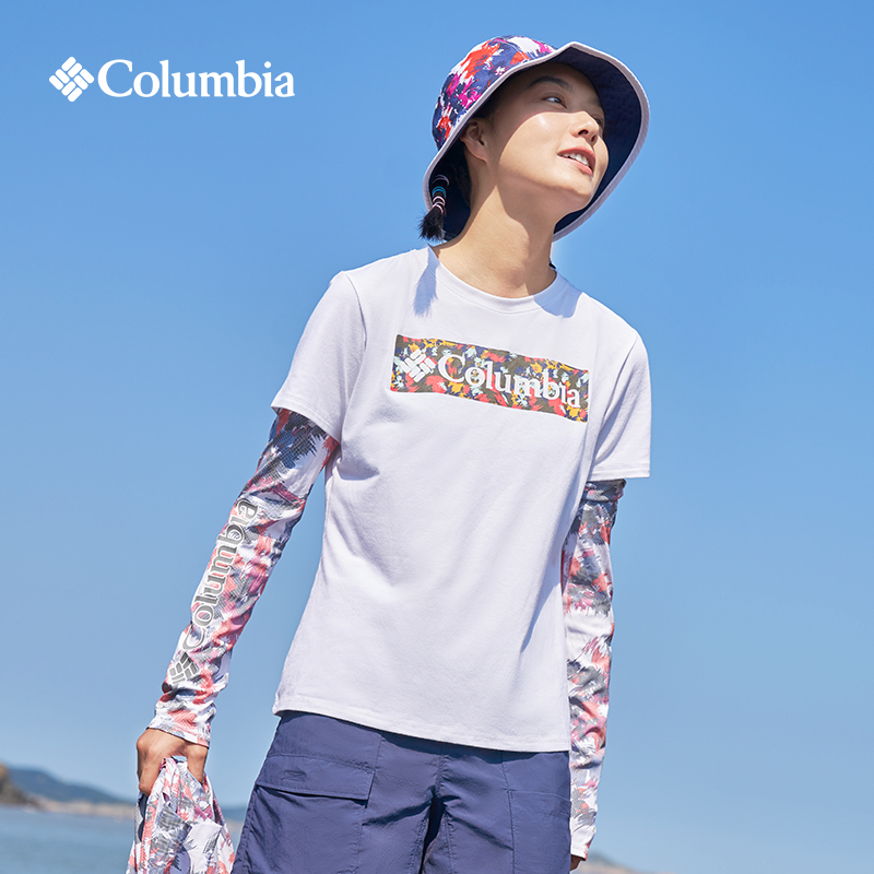Columbia户外防晒短袖女T恤