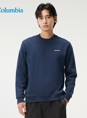 Columbia哥伦比亚卫衣男子秋冬户外加绒保暖运动休闲套头衫AE3505