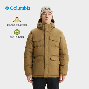 Columbia哥伦比亚户外男秋冬金点保暖拒水棉服夹棉加厚外套WE4552