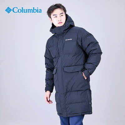 哥伦比亚25新款保暖长款羽绒服