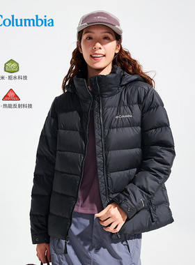 Columbia哥伦比亚户外女25秋冬新热能反射拒水650蓬羽绒服XR9869