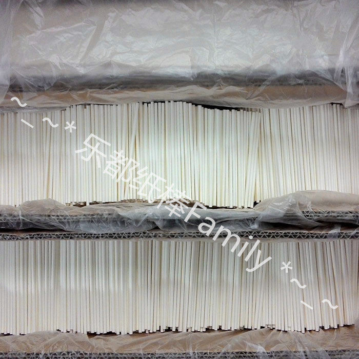 整箱 白色棒棒糖蛋糕纸棒纸棍，蛋糕签，食品级彩色花纹纸棒