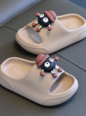 儿童EVA拖鞋踩屎感男童女童夏季卡通可爱防滑室内洗澡宝宝凉拖鞋