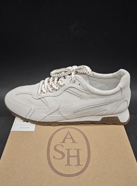 ASH专柜撤柜25新品男鞋百搭系带舒适运动休闲鞋150992-90