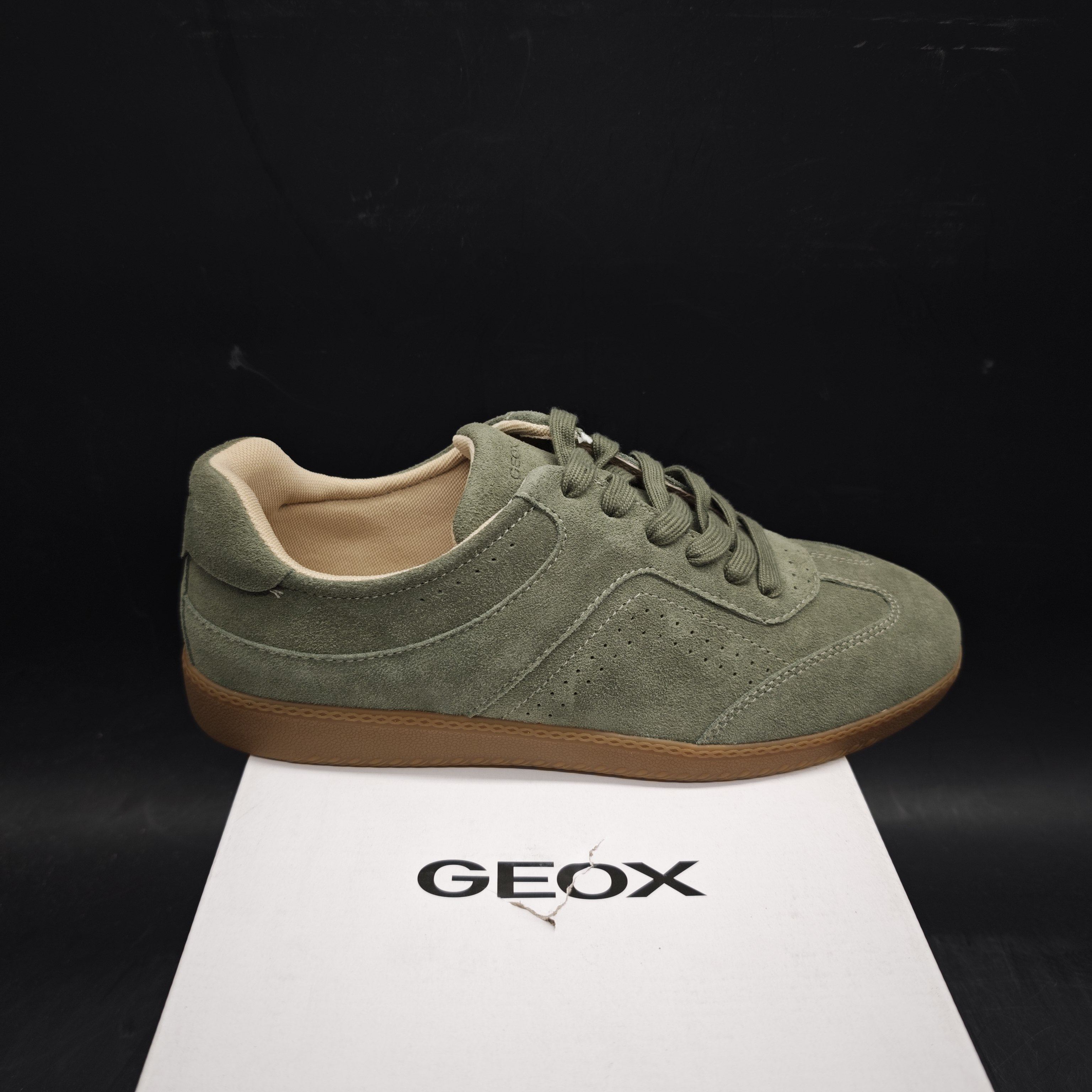 45码GEOX健乐士男士2025新款真皮透气板鞋德训鞋运动休闲鞋151890,流行男鞋,德训鞋,淘宝优惠券,粉丝福利购,淘宝优惠卷