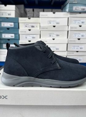 GEOX男士翻毛皮休闲鞋,U16ANG C4002