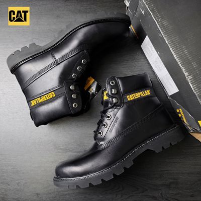 CAT卡特撤柜Colorado 防水马丁靴耐磨防滑户外靴黑色p110966微瑕