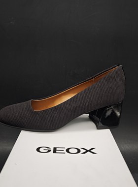 专柜撤柜25年新品Geox健乐士女士高跟鞋浅口单鞋W30443-99