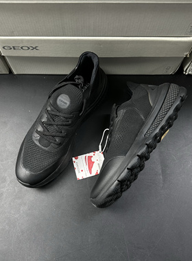 37码 GEOX健乐士杰欧适女士织物休闲鞋运动鞋   D35THA C9999