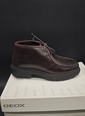 42码专柜撤柜25年新品GEOX健乐士男鞋无绒短靴休闲鞋U46FRD C7011
