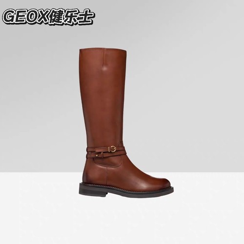 专柜撤柜25年新品GEOX健乐士女士无绒高靴子D56WYA C9999/C6002