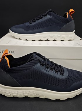 GEOX男士系带网面蓝气球底休闲鞋无原盒（44码）