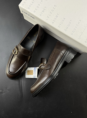 GEOX杰欧适女士牛皮革软面平底鞋D46TGC C6024