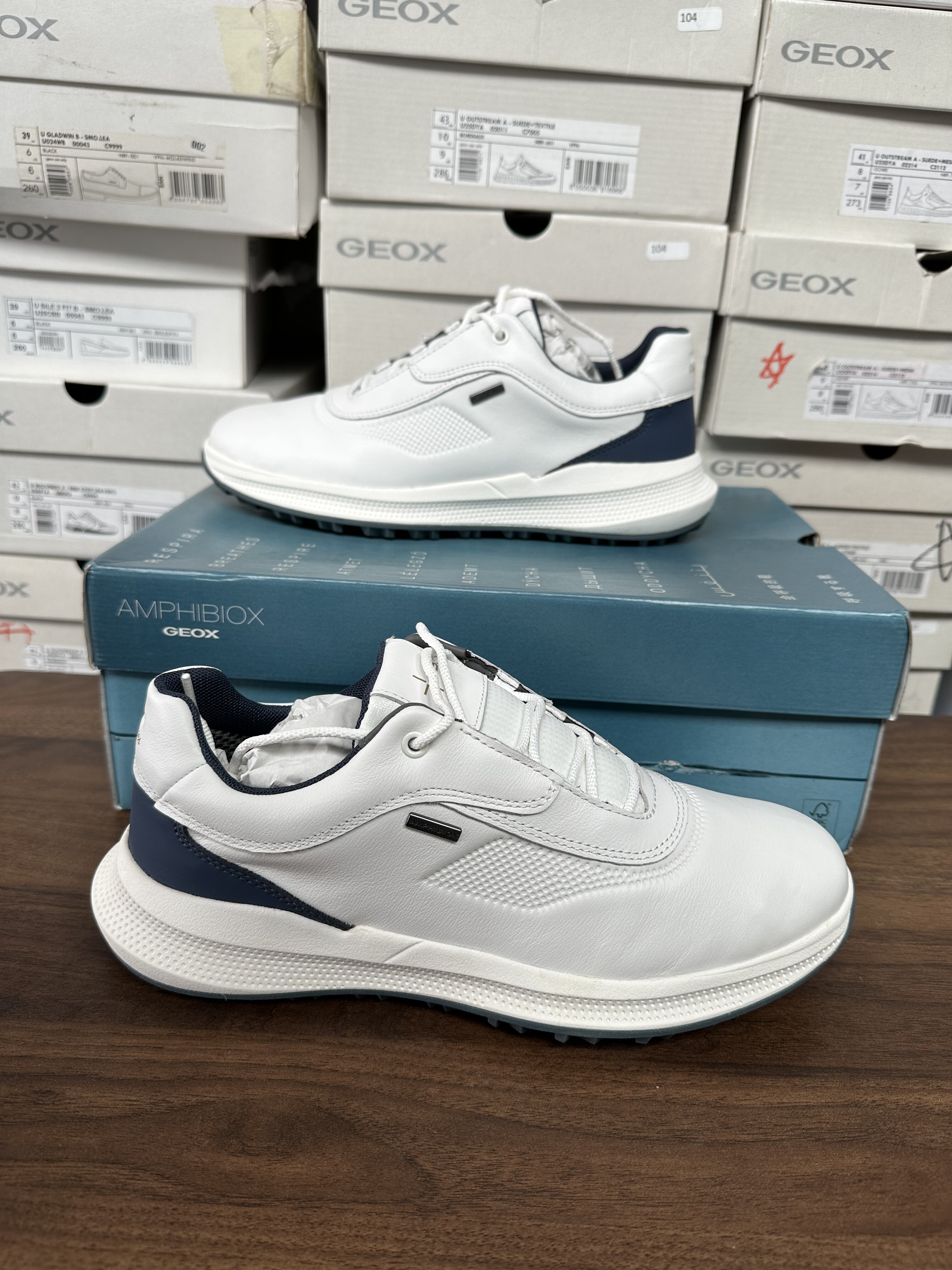 GEOX男士GRIP鞋底户外防水休闲鞋，U36EOG，C1Z4K