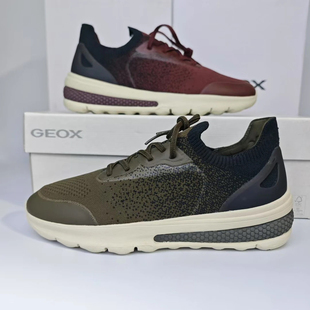 针织织物休闲鞋 男士 U35BAA 鞋 健乐士GEOX会呼吸