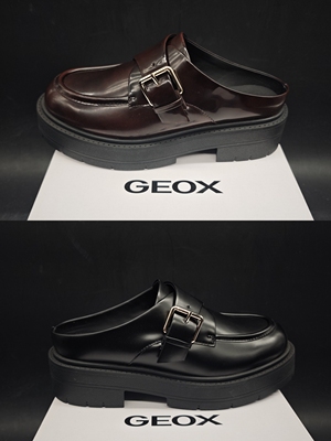 专柜撤柜25新品GEOX健乐士女鞋半拖穆勒鞋一脚蹬厚底单鞋151336