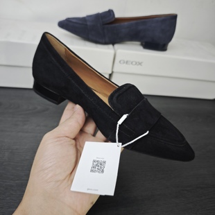 GEOX杰欧适健乐士24年款 D359BA 女士羊皮革芭蕾舞鞋