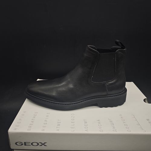 专柜撤柜GEOX健乐士男士牛皮革无系带时尚百搭靴子 U26DRB C9999