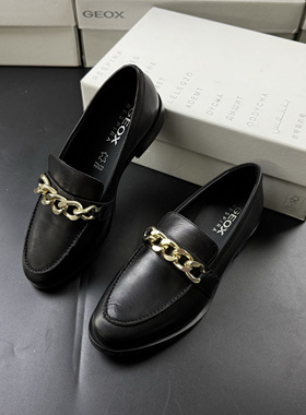 GEOX杰欧适会呼吸的鞋女士牛皮革皮鞋D262UK C9999