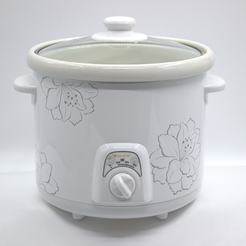 Care/科力佳 3.5L/5.0L電燉鍋機(jī)械湯鍋粥煲陶瓷燉鍋DDG-35A/50A