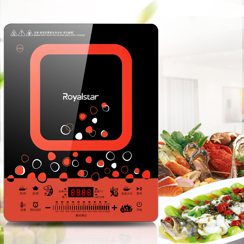 royalstar/荣事达2100w 微电脑电磁炉四位数码整板触摸21-m13y
