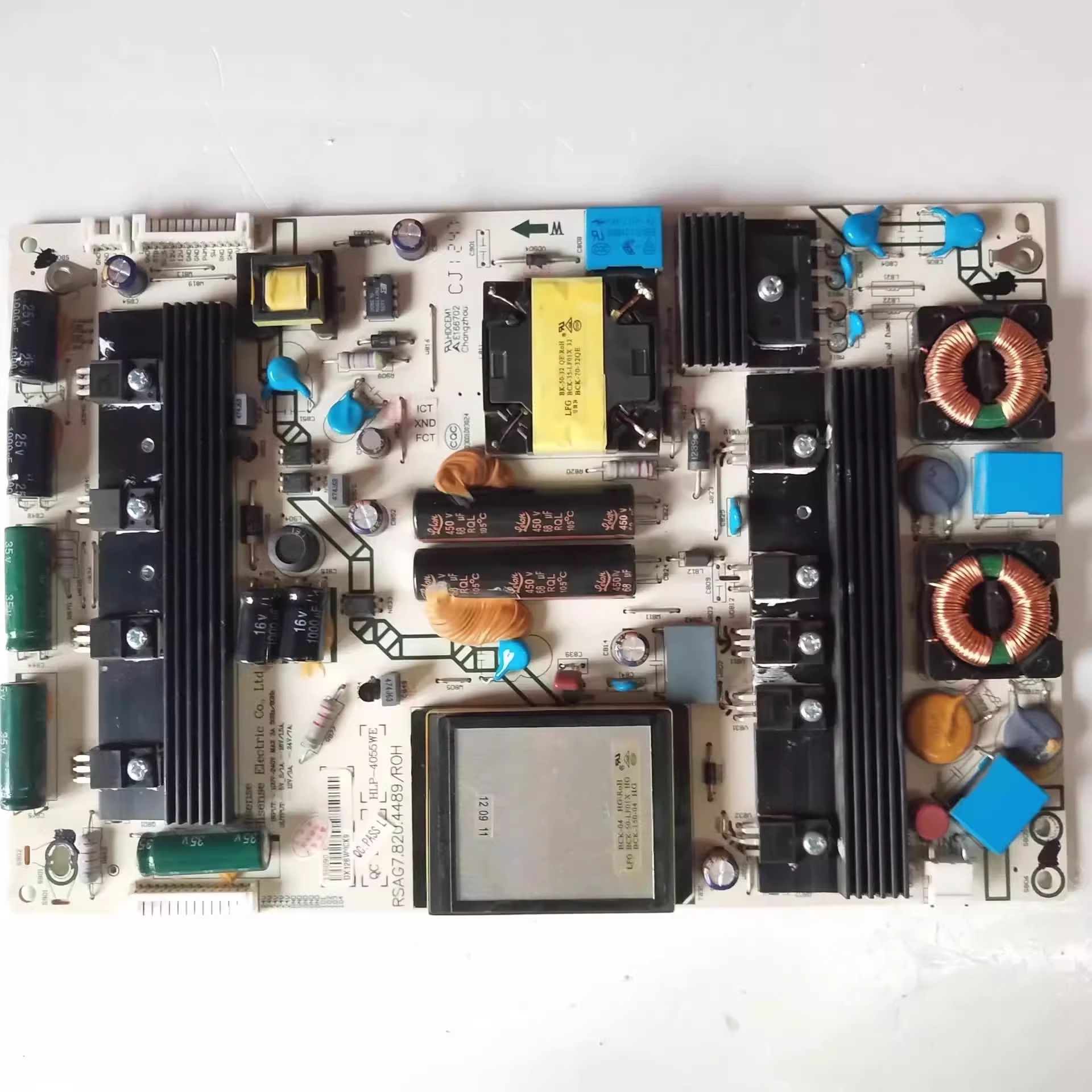 适用于海信LED50K310X3D电源板RSAG7.820.4489双电容注意接口.