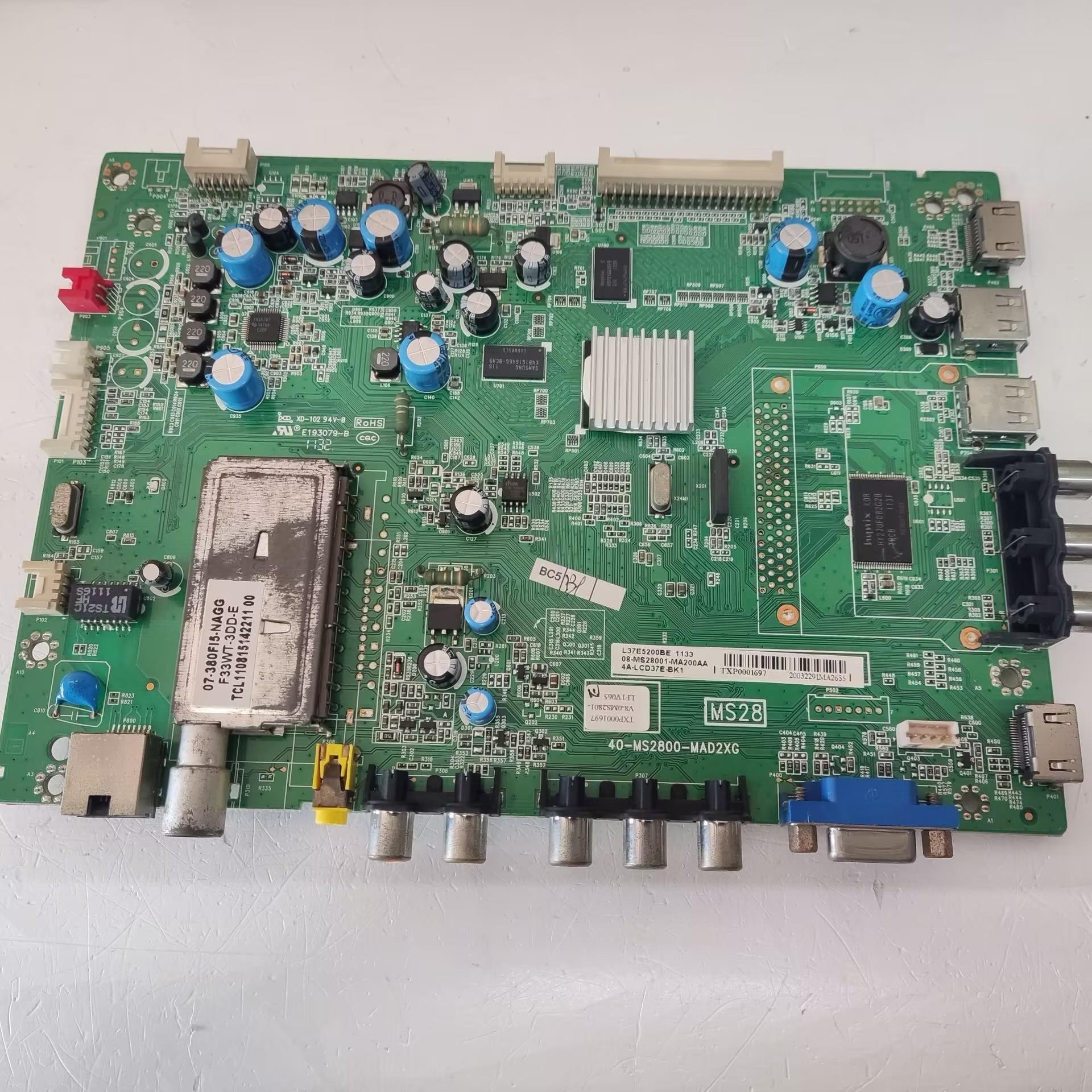 *TCL L37E5200BE液晶电视主板40-MS2800-MAD2XG配屏T370HW06