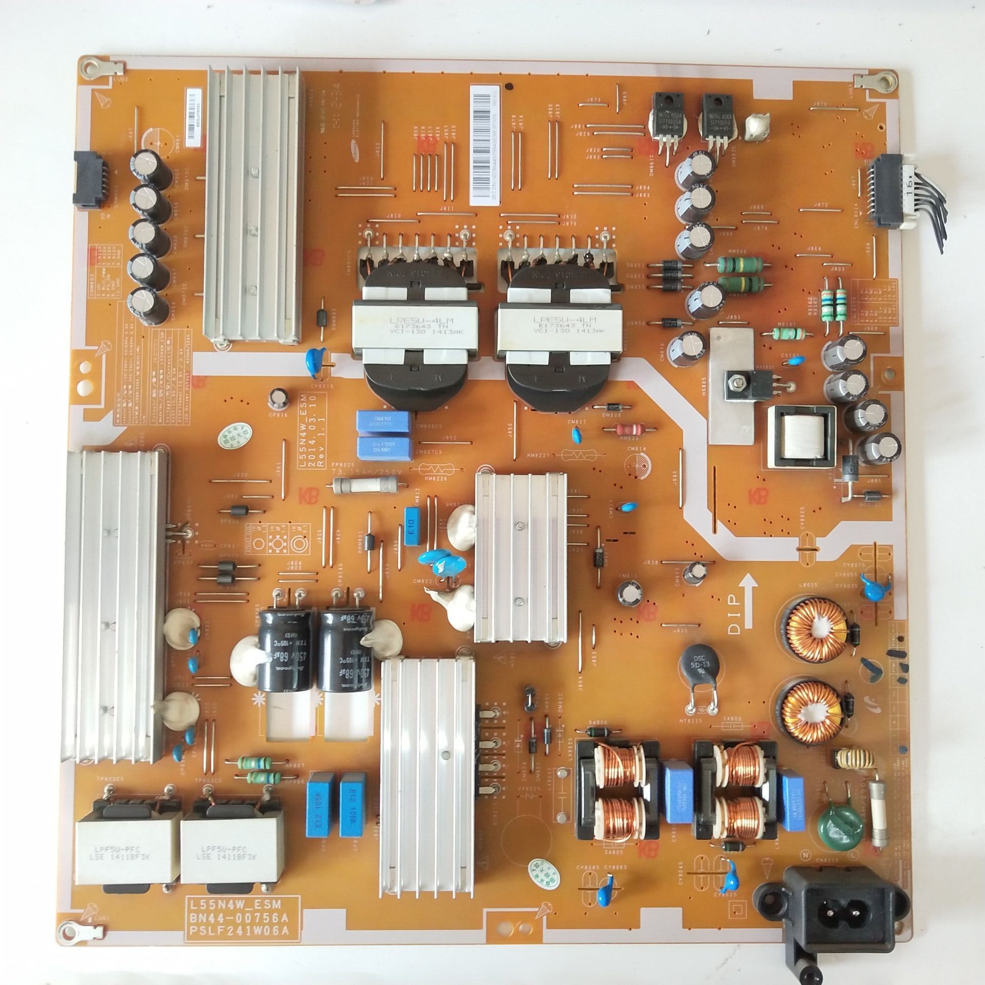 三星UA55HU6000JUA电源板