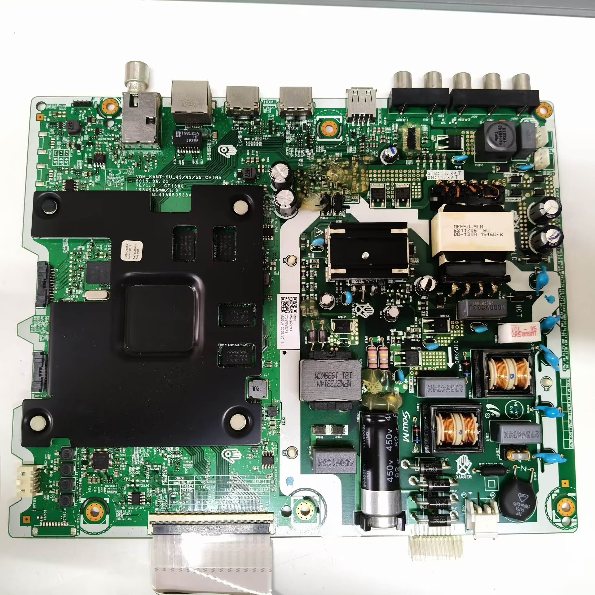 原装三星UA55RU7520JXXZ主板ML41A050538A屏CY-DR055HGEE1V