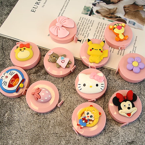 Ленточная линейка домохозяйства мягкой линейки измеряет трюк портативной рисовой линейки, окружности талии, бюста, ягодиц, симпатичной портативной кожаной линейки