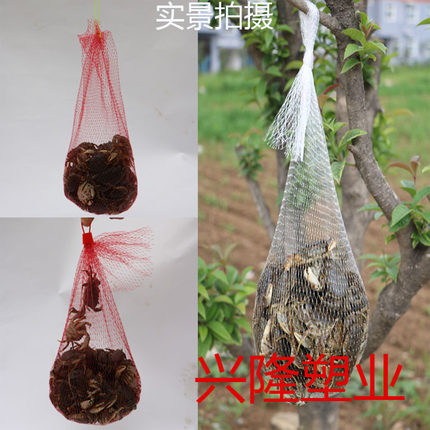 包邮加厚 装水果蔬菜百香果塑料小网兜网袋 螃蟹鱼水产品网兜网袋