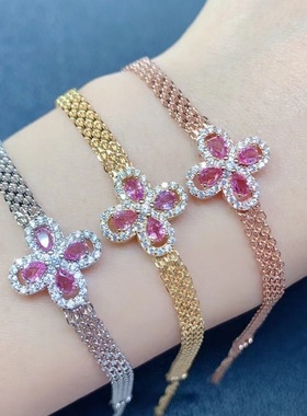 女银饰品手链气质水滴3*4