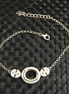 925纯银8*10手链空托