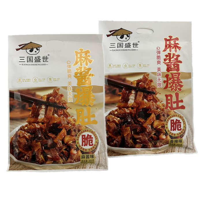三国盛世麻酱爆肚300克袋装