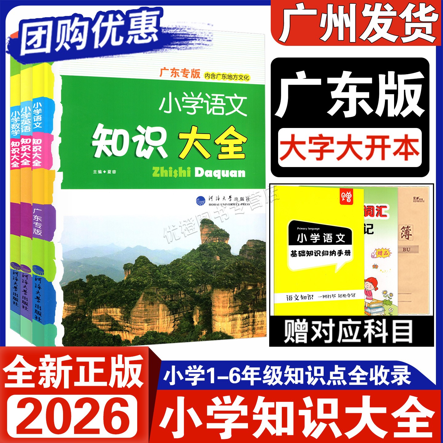 2026小学知识大全语数英广东版