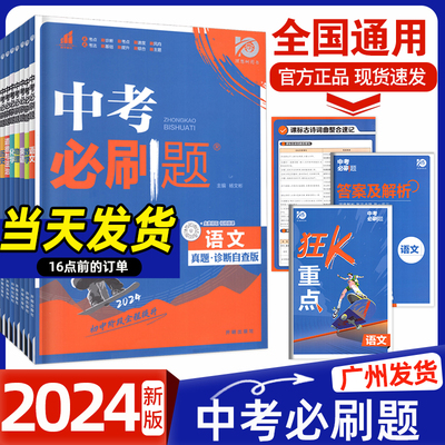 2024版中考必刷题真题诊断自查