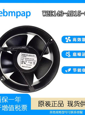 德国ebmpap W2E143-AB15-01 6028ES 115V 26/33W 17cm/厘米风扇