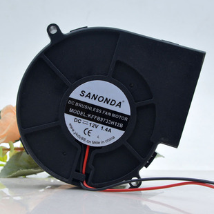 SANONDA 1.4A烧烤炉涡轮风扇节能柴炉鼓风机KFFB9733H12B 973312V