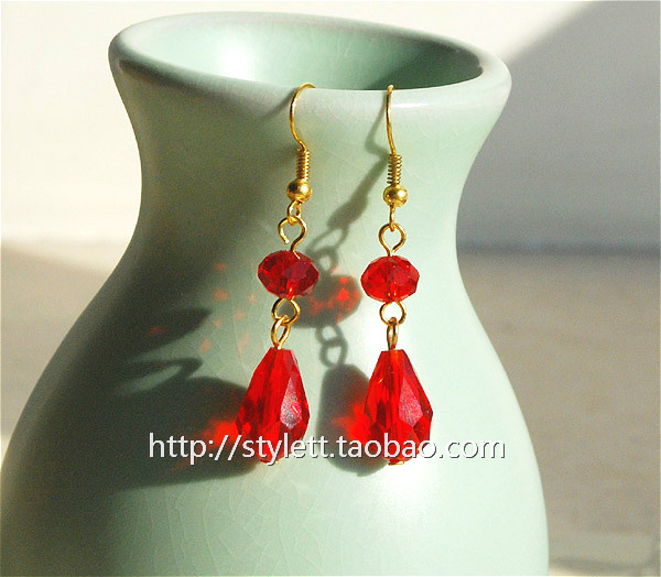 新娘复古风汉服配饰耳坠