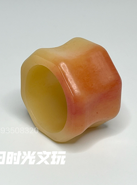 天然驼骨扳指指环女男款文玩饰品戒子保真骆驼骨脖挂手串佛珠配饰