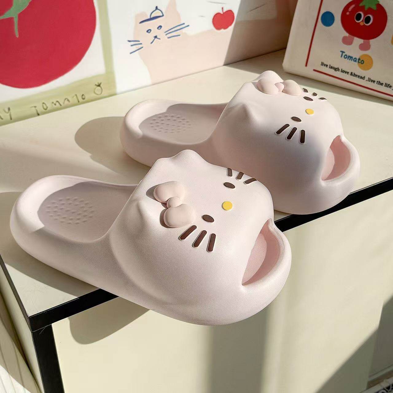 踩屎感凉拖鞋女kitty猫拖鞋