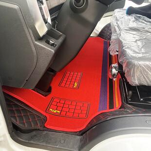 适用于庆铃铃坤新能源货车脚垫陕汽轻卡智云坤势纯电全包围脚踏垫