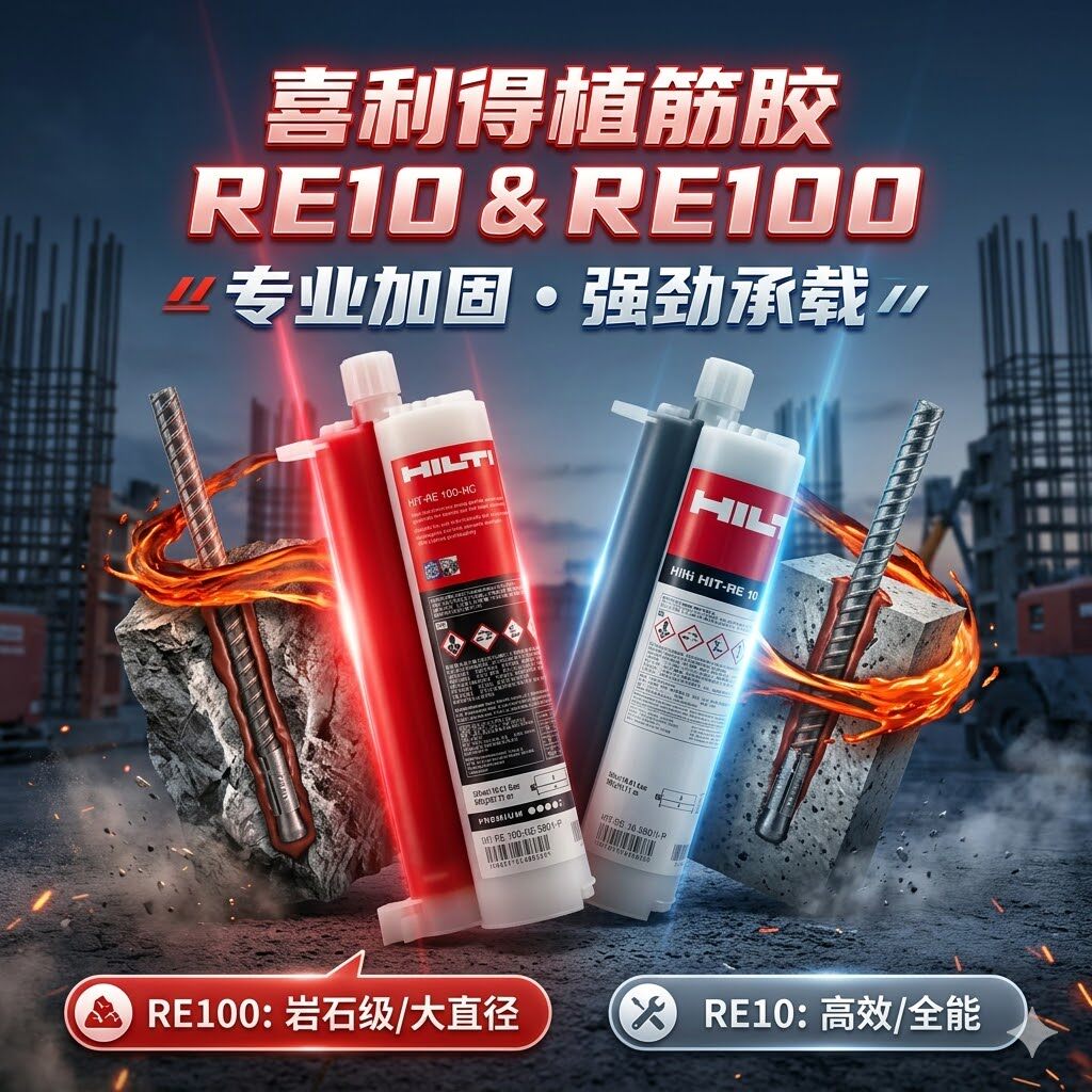 正品德国进口HILTI喜利得RE10/RE100建筑用混凝土钢筋植筋胶环氧